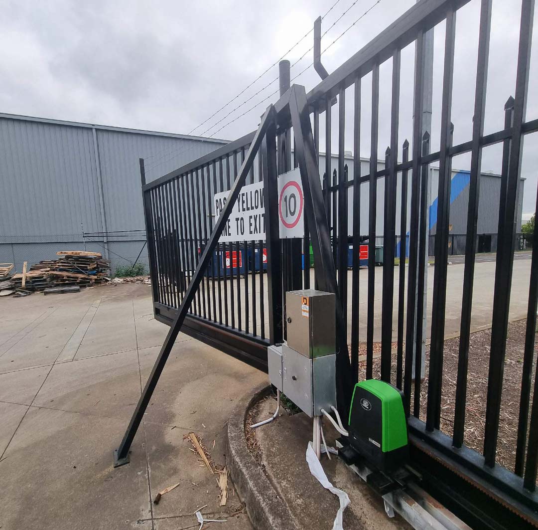 Automatic Gate Repair After Truck Damage - National Entrance Systems