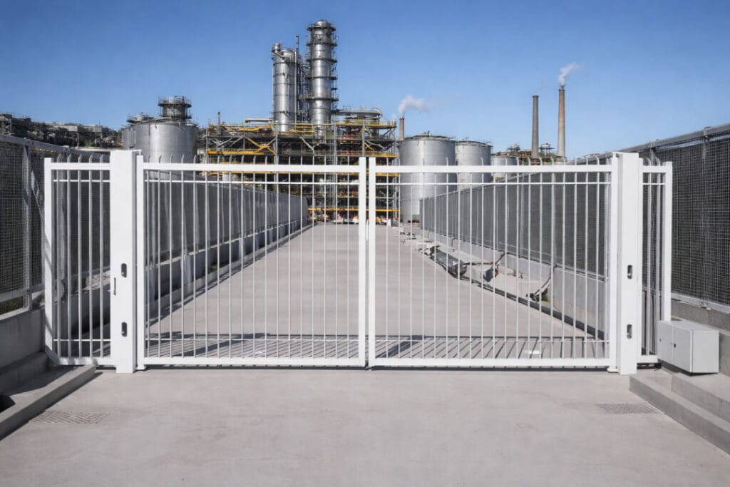 swing gate double leaf repair