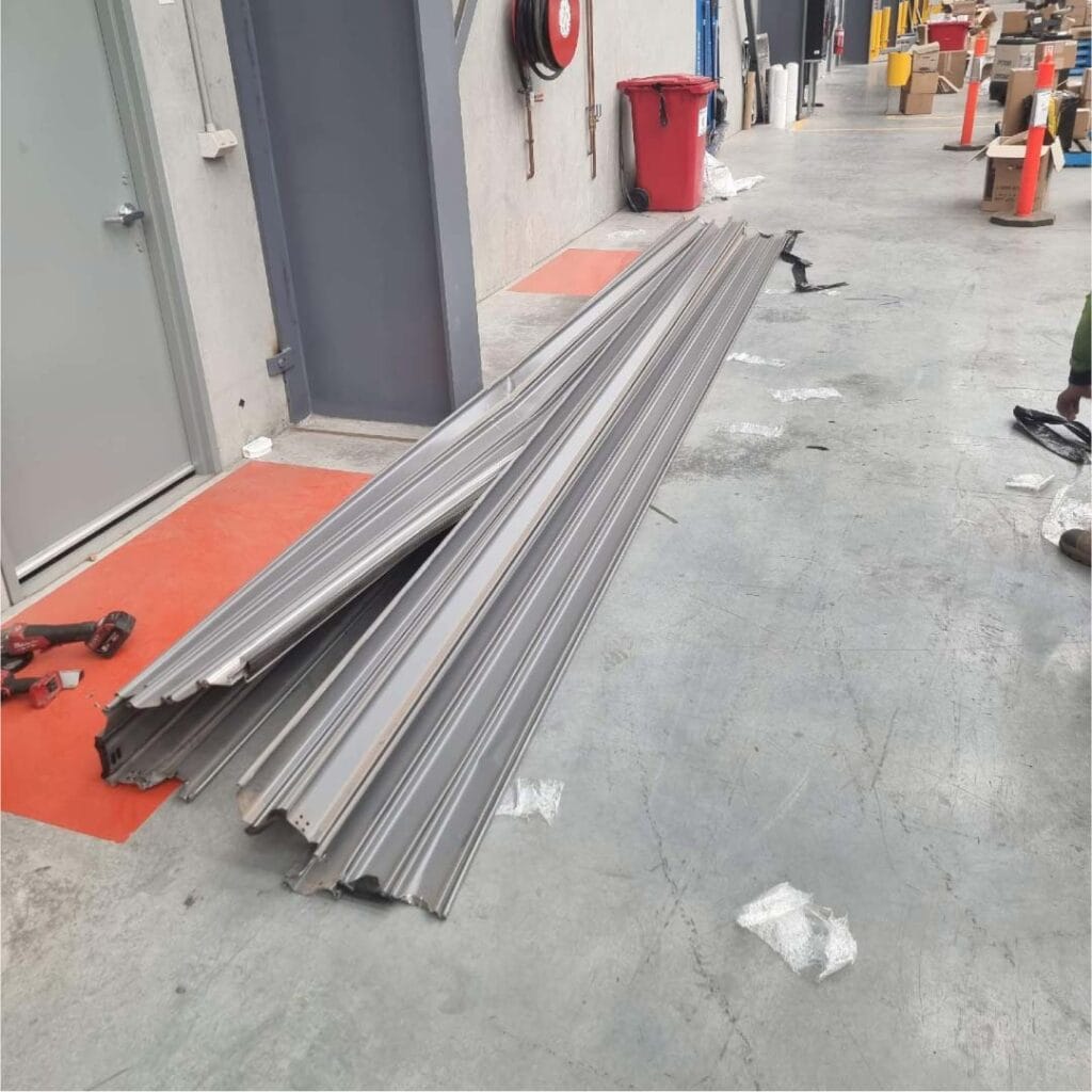 repairing roller door by National Entrance Systems