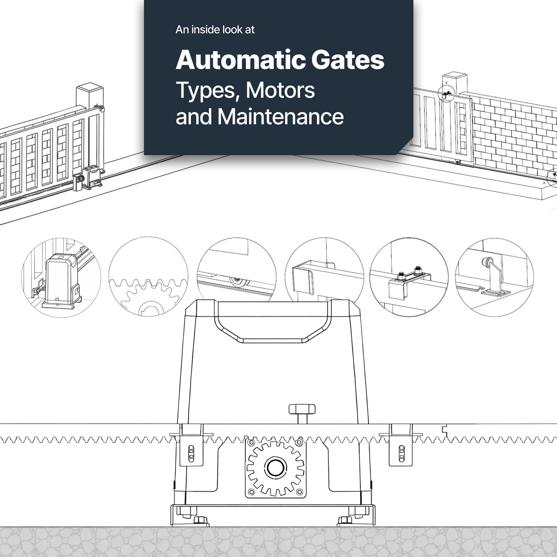Automatic gates repair and maintenance service by Nation Entrance Systems